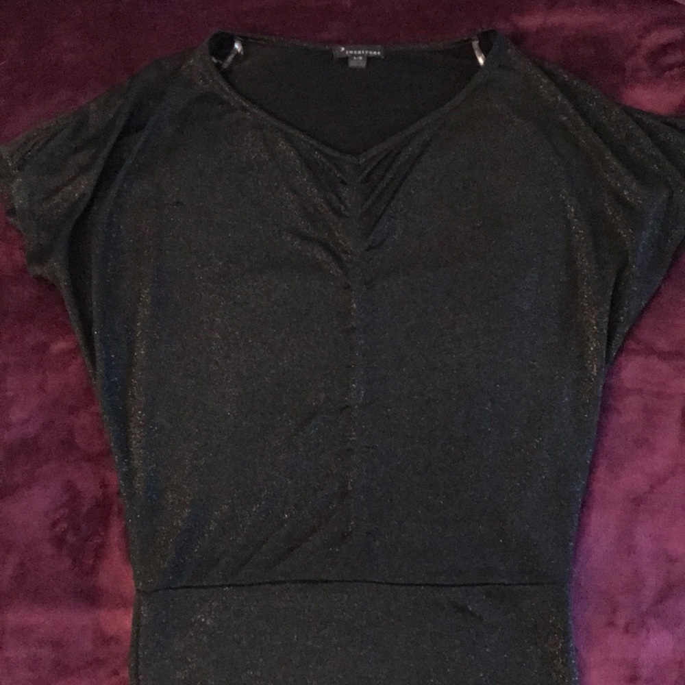 💛 3 for $20💛 Black shimmer tunic
